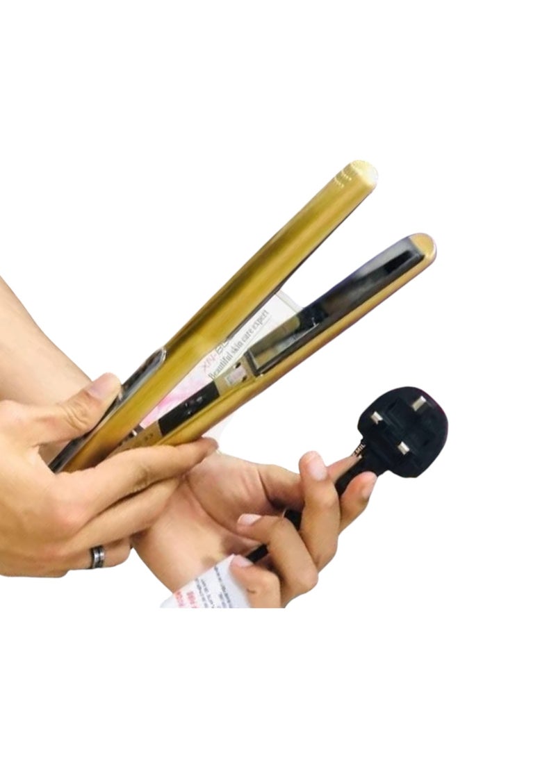 ​مكواة Mavi Gold Professional - الخيار الأول لخبراء التجميل والرفيق المثالي لإطلالتك المنزلية - تكنولوجيا السيراميك المتطورة لشعر انسيابي - Image 3